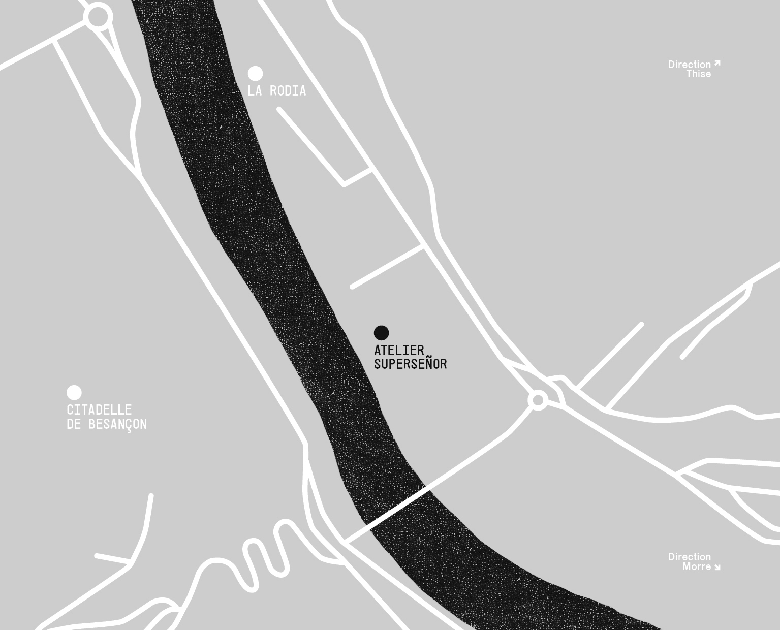 Plan d'accès à l'atelier SuperSeñor